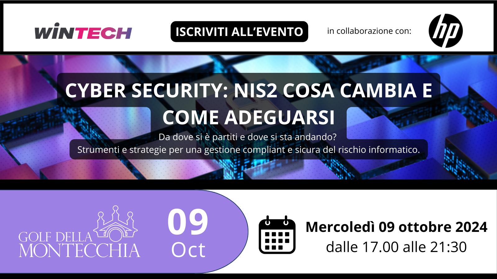 Banner evento cyber security